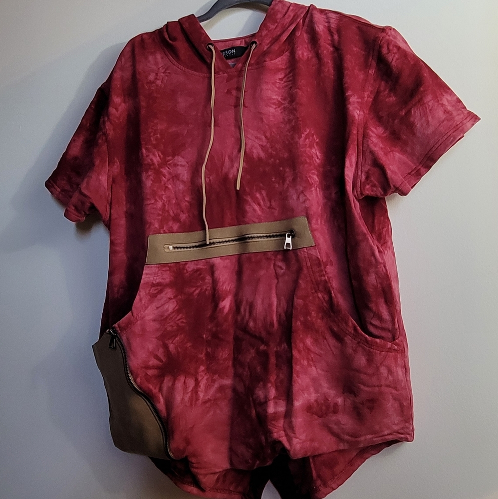 HUDSON outerwear short sleeve hoodie